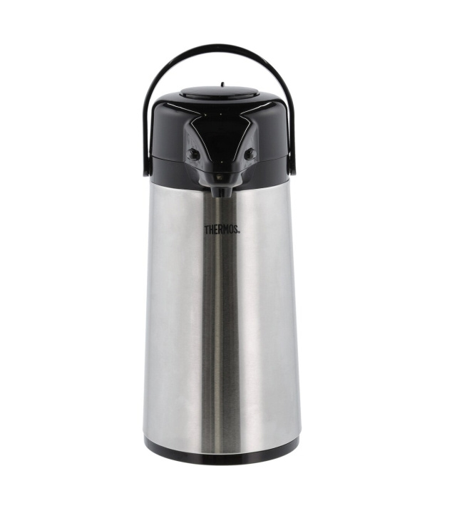 Thermos Kannu pumpulla 1.9L - teräs/musta (15095) ryhmässä URHEILU, VAPAA-AIKA JA HARRASTUS / Ulkoilu / Termos- ja vesipullot @ TP E-commerce Nordic AB (D01790)