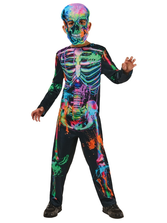 Rubies Halloween Costume - Bonesky Graffiti Skeleton (98-104 cm) ryhmässä LELUT, TUOTTEET LAPSILLE JA VAUVOILLE / Leikkikalut, Askartelu &Pelit / Naamiaisasut @ TP E-commerce Nordic AB (D01795)