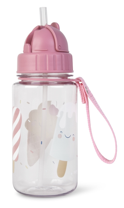 SARO Baby SARO - Bottle with straw - Pink (SAO74006) ryhmässä LELUT, TUOTTEET LAPSILLE JA VAUVOILLE / Syö ja juo / Tuttipullot & Tarvikkeet @ TP E-commerce Nordic AB (D01847)