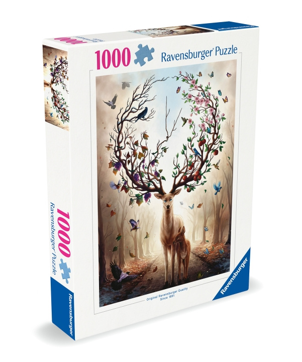 Ravensburger Puzzle Fantasy Deer 1000p (12000459) ryhmässä URHEILU, VAPAA-AIKA JA HARRASTUS / Harrastus / Palapeli @ TP E-commerce Nordic AB (D01850)