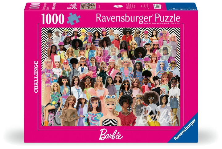 Ravensburger Puzzle Barbie Challenge 1000p (12000593) ryhmässä URHEILU, VAPAA-AIKA JA HARRASTUS / Harrastus / Palapeli @ TP E-commerce Nordic AB (D01854)