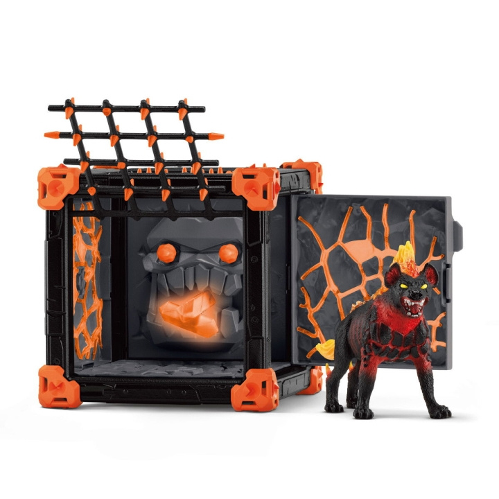 Schleich BattleCave Lava Hyena (42674) ryhmässä LELUT, TUOTTEET LAPSILLE JA VAUVOILLE / Leikkikalut, Askartelu &Pelit / Lelut @ TP E-commerce Nordic AB (D01866)