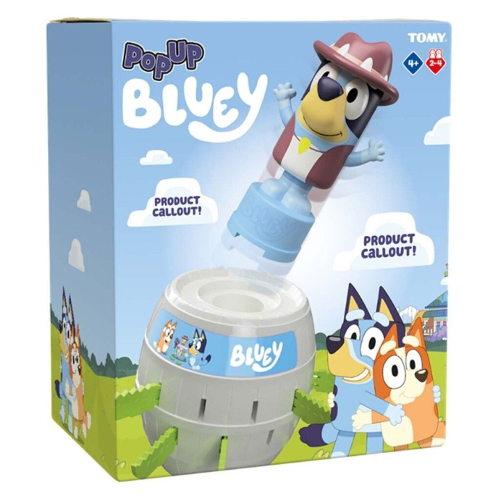 Tomy Pop Up Bluey (85-73659) ryhmässä LELUT, TUOTTEET LAPSILLE JA VAUVOILLE / Leikkikalut, Askartelu &Pelit / Lelut @ TP E-commerce Nordic AB (D01870)