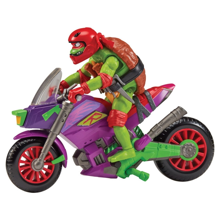 Teenage Mutant Ninja Turtles Turtles - Mutant Mayhem Dragon Motorcycle W Raphael (46-84306) ryhmässä LELUT, TUOTTEET LAPSILLE JA VAUVOILLE / Leikkikalut, Askartelu &Pelit / Figuurit, miniatyyrit ja tarvikkeet @ TP E-commerce Nordic AB (D01885)