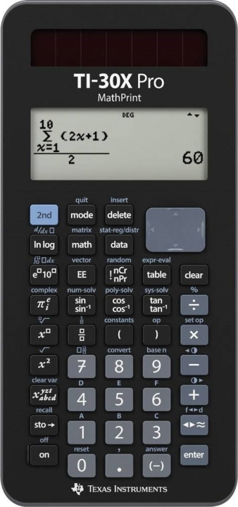 Texas Instruments TI-30X Pro Mathprint tieteellinen laskin ryhmässä KOTI, TALOUS JA PUUTARHA / Toimistotuotteet / Muut @ TP E-commerce Nordic AB (D01910)