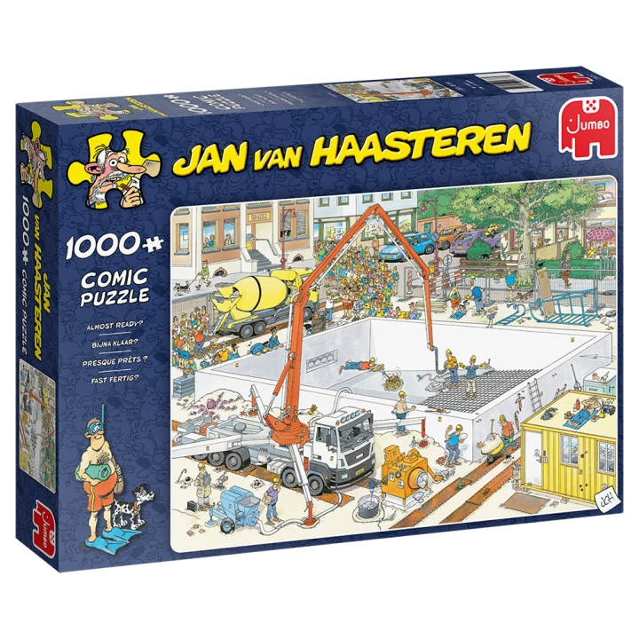 Jan van Haasteren - Melkein valmis (1000 kpl) (JUM0037) ryhmässä URHEILU, VAPAA-AIKA JA HARRASTUS / Harrastus / Palapeli @ TP E-commerce Nordic AB (D01918)