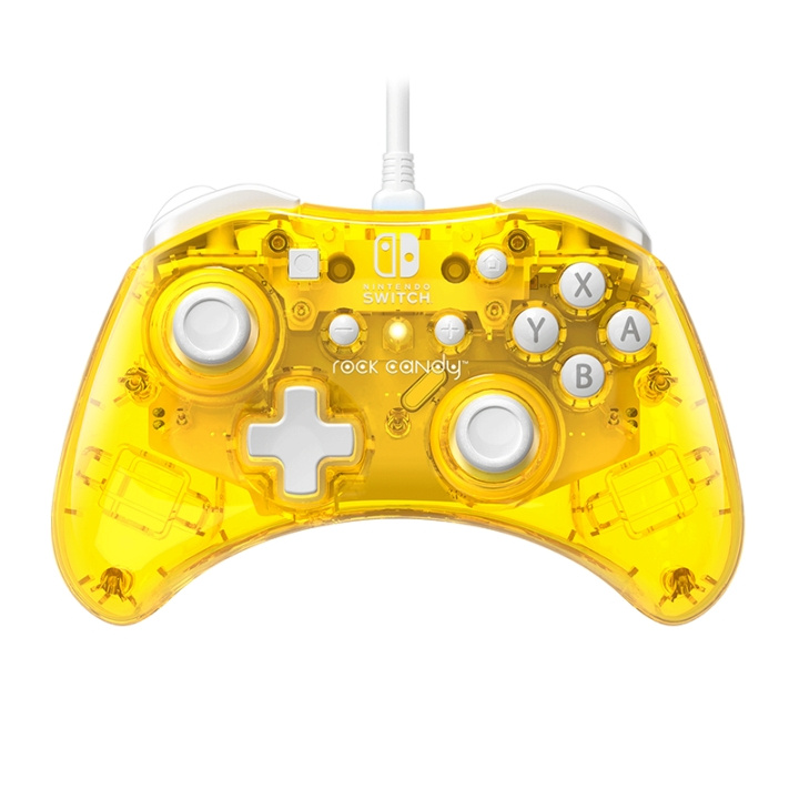 PDP Gaming Rock Candy Wired Mini Switch Controller (Pineapple-Pop) (Ananas-Pop) ryhmässä KODINELEKTRONIIKKA / Pelikonsolit & Tarvikkeet / Nintendo Switch @ TP E-commerce Nordic AB (D01921)