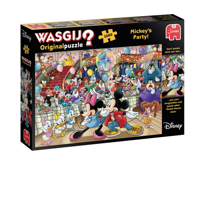 Wasgij Original Disney, Mickey\'s Party! 1000 kpl ryhmässä URHEILU, VAPAA-AIKA JA HARRASTUS / Harrastus / Palapeli @ TP E-commerce Nordic AB (D01939)