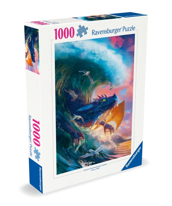 Ravensburger Puzzle Dragon Race 1000p (12000622) ryhmässä URHEILU, VAPAA-AIKA JA HARRASTUS / Harrastus / Palapeli @ TP E-commerce Nordic AB (D01990)