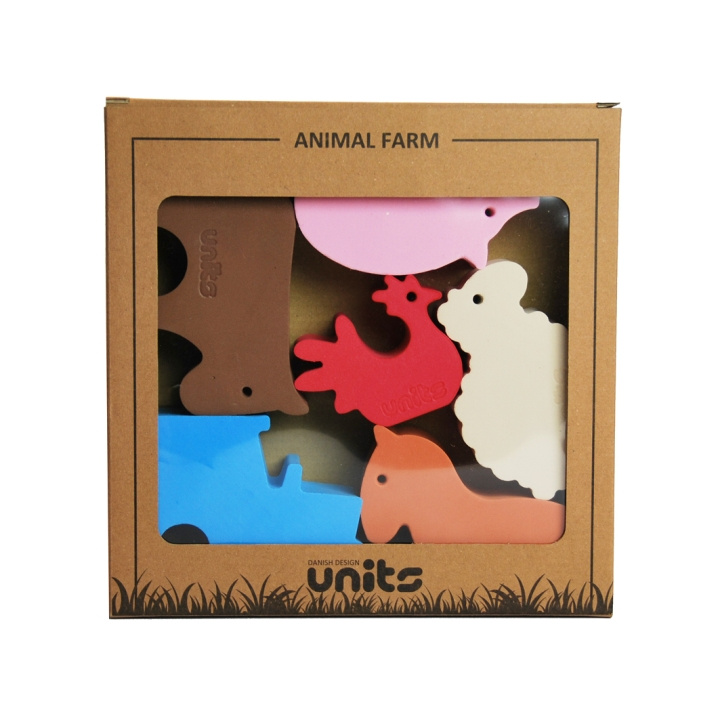 Units 6 Small Farm Animals in Box (190) ryhmässä LELUT, TUOTTEET LAPSILLE JA VAUVOILLE / Lelut vauvoille (0-3v) / Toiminnalliset lelut @ TP E-commerce Nordic AB (D02053)