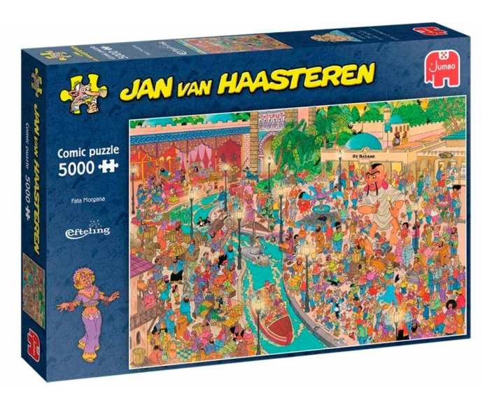 Jumbo Jan van Haasteren - Fata Morgana (5000 kpl) (JUM01845) ryhmässä URHEILU, VAPAA-AIKA JA HARRASTUS / Harrastus / Palapeli @ TP E-commerce Nordic AB (D02096)