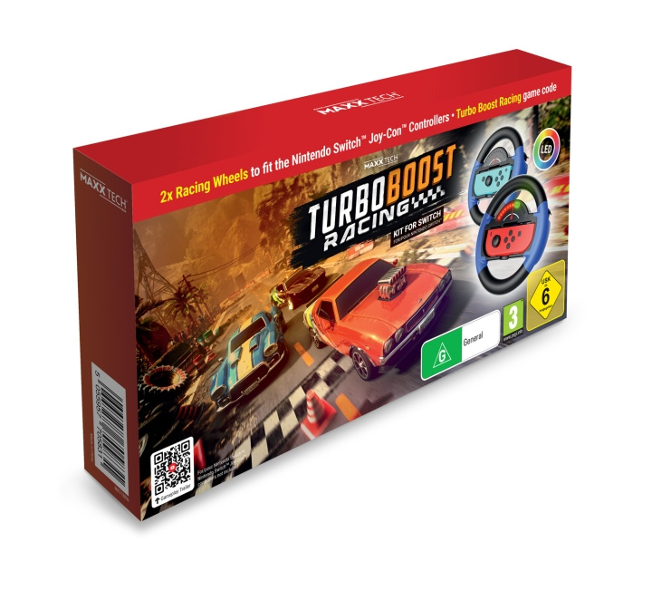 Maxx Tech Turbo Boost Racing Kit ryhmässä KODINELEKTRONIIKKA / Pelikonsolit & Tarvikkeet / Nintendo Switch / Tarvikkeet @ TP E-commerce Nordic AB (D02105)