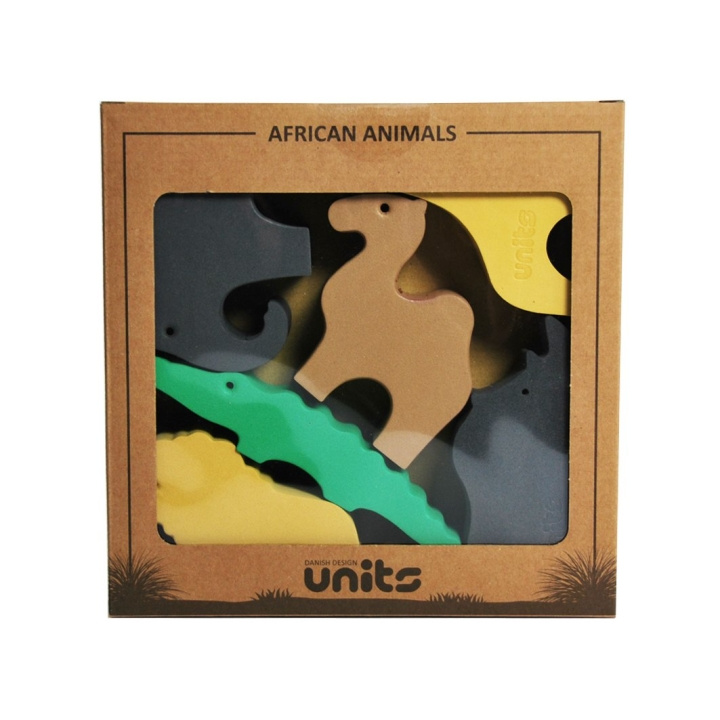 Units 6 Small African Animals In A Box (325) ryhmässä LELUT, TUOTTEET LAPSILLE JA VAUVOILLE / Lelut vauvoille (0-3v) / Toiminnalliset lelut @ TP E-commerce Nordic AB (D02111)