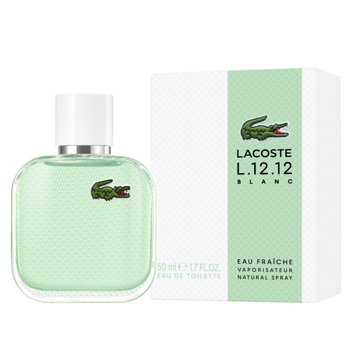 Lacoste L.12.12 Blanc Eau Fraiche EDT 50 ml ryhmässä KAUNEUS JA TERVEYS / Tuoksut & Parfyymit / Parfyymit / Miesten Tuoksut @ TP E-commerce Nordic AB (D02139)