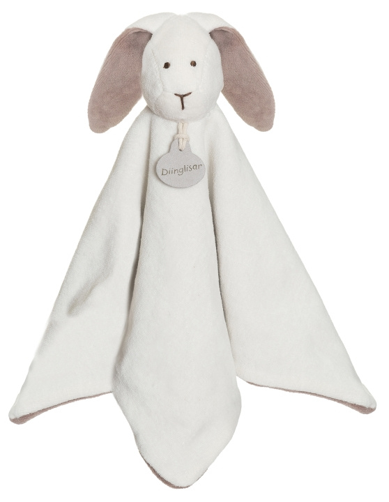 Teddykompaniet Diinglisar Organic Cuddle Cloth Rabbit - (TK3161) ryhmässä LELUT, TUOTTEET LAPSILLE JA VAUVOILLE / Lelut vauvoille (0-3v) / Pehmolelut @ TP E-commerce Nordic AB (D02169)