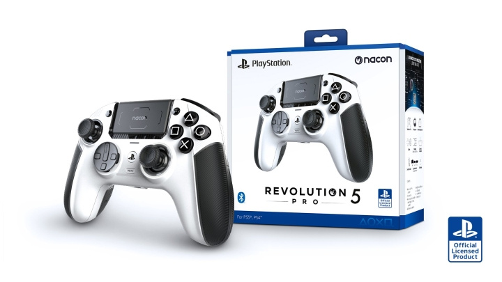 NACON PS5 Revolution 5 Pro -ohjain valkoinen ryhmässä KODINELEKTRONIIKKA / Pelikonsolit & Tarvikkeet / Sony PlayStation 5 @ TP E-commerce Nordic AB (D02174)