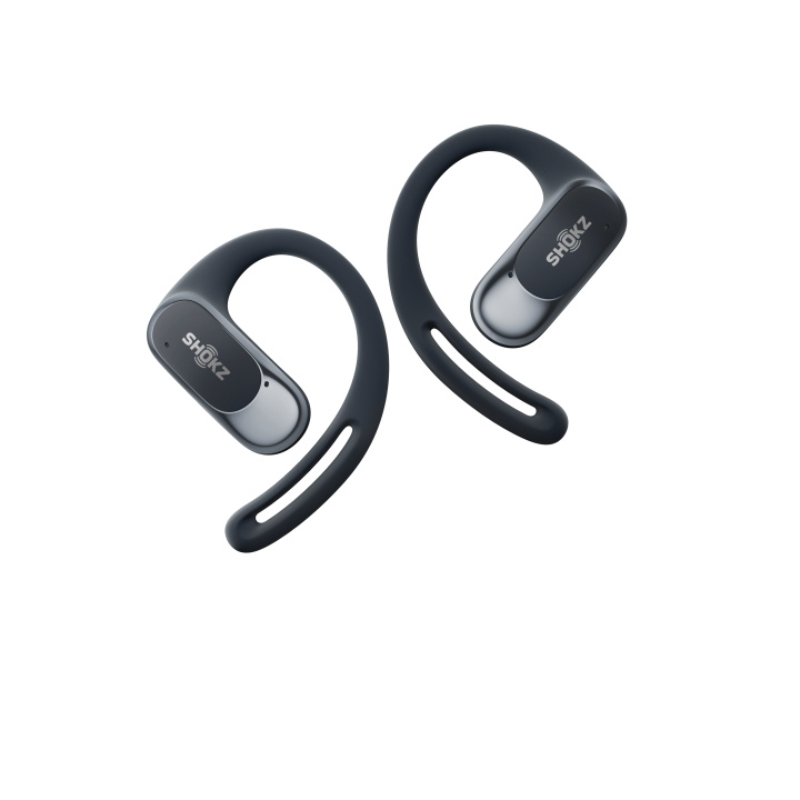 Shokz OpenFit Air, musta ryhmässä KODINELEKTRONIIKKA / Ääni & Kuva / Kuulokkeet & Tarvikkeet / Kuulokkeet @ TP E-commerce Nordic AB (D02180)