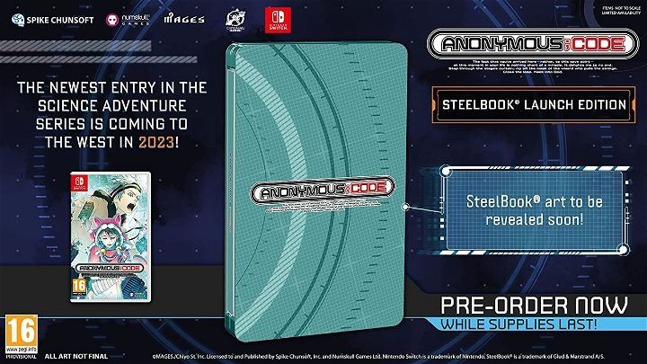 AnonymousCode (Steelbook Edition) (Switch) ryhmässä KODINELEKTRONIIKKA / Pelikonsolit & Tarvikkeet / Nintendo Switch / Pelit @ TP E-commerce Nordic AB (D02217)