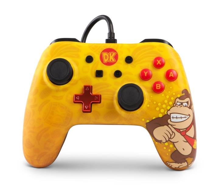 PowerA Langallinen ohjain - Donkey Kong / Nintendo Switch ryhmässä KODINELEKTRONIIKKA / Pelikonsolit & Tarvikkeet / Nintendo Switch @ TP E-commerce Nordic AB (D02226)