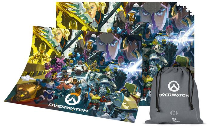 Good Loot - Overwatch: Heroes Collage, puzzle 1500 palaa ryhmässä URHEILU, VAPAA-AIKA JA HARRASTUS / Harrastus / Palapeli @ TP E-commerce Nordic AB (D02257)