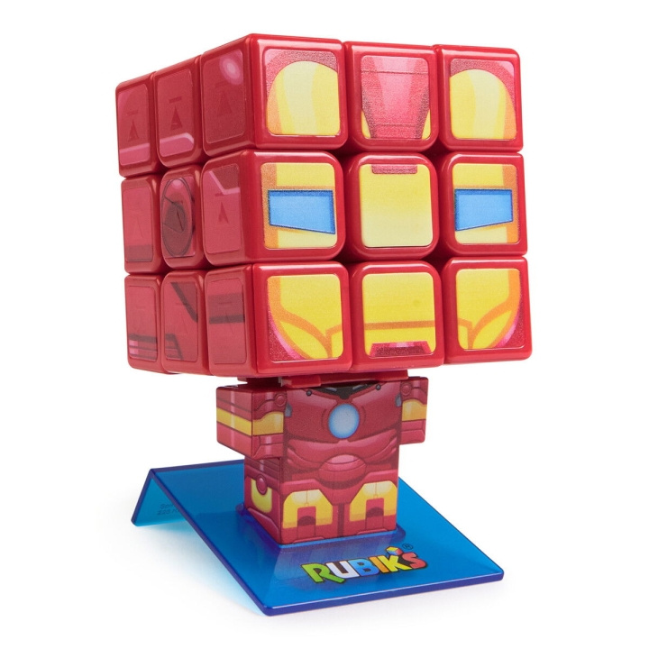 Rubiks Cubers 3x3 - Iron Man (6071041) ryhmässä LELUT, TUOTTEET LAPSILLE JA VAUVOILLE / Peli / Lautapelit @ TP E-commerce Nordic AB (D02273)