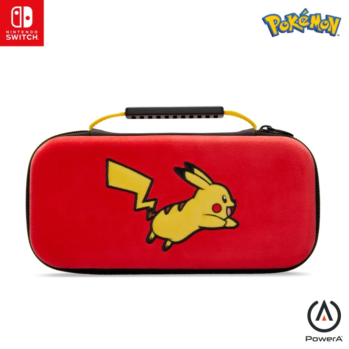 PowerA Suojakotelo - Pikachu Jump (Nintendo Switch) ryhmässä KODINELEKTRONIIKKA / Pelikonsolit & Tarvikkeet / Nintendo Switch / Tarvikkeet @ TP E-commerce Nordic AB (D02284)