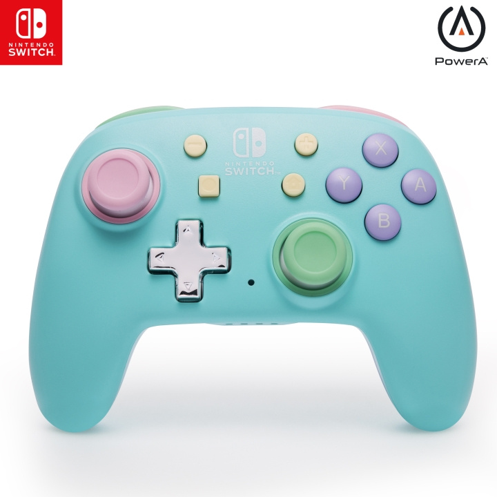 PowerA Nano Enhanced Wireless Controller - Spring Dream (Nintendo Switch) (Nintendo Switch) ryhmässä KODINELEKTRONIIKKA / Pelikonsolit & Tarvikkeet / Nintendo Switch @ TP E-commerce Nordic AB (D02286)