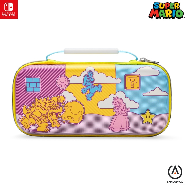 PowerA Suojakotelo - Mushroom Kingdom Pop Art (Nintendo Switch/Lite) ryhmässä KODINELEKTRONIIKKA / Pelikonsolit & Tarvikkeet / Nintendo Switch / Tarvikkeet @ TP E-commerce Nordic AB (D02290)