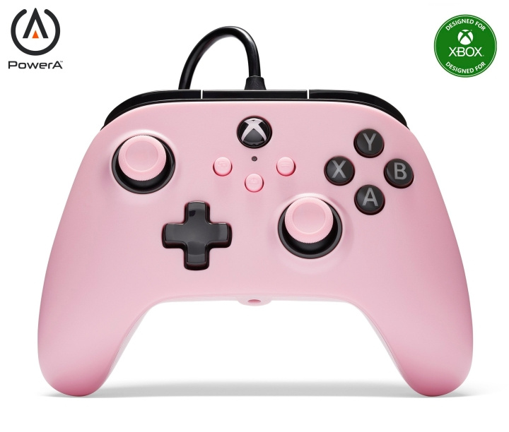 PowerA Langallinen ohjain - vaaleanpunainen (Xbox X/S) ryhmässä KODINELEKTRONIIKKA / Pelikonsolit & Tarvikkeet / Xbox Series X @ TP E-commerce Nordic AB (D02293)