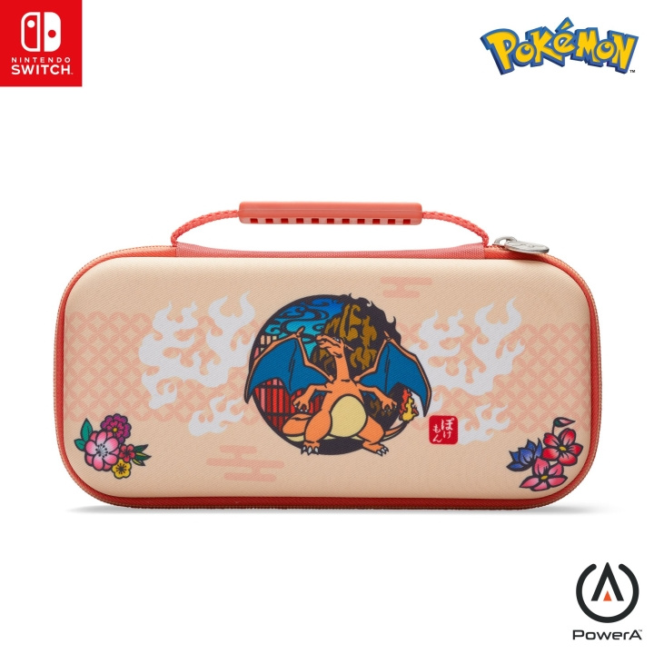 PowerA Suojakotelo - Charizard Blossom (Nintendo Switch) ryhmässä KODINELEKTRONIIKKA / Pelikonsolit & Tarvikkeet / Nintendo Switch @ TP E-commerce Nordic AB (D02347)