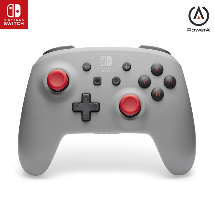 PowerA Langaton ohjain - Retro Grey (Nintendo Switch) ryhmässä KODINELEKTRONIIKKA / Pelikonsolit & Tarvikkeet / Nintendo Switch @ TP E-commerce Nordic AB (D02349)