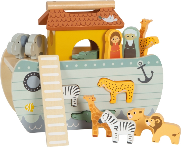 Small Foot Noah\'s Ark Sorting Box Safari - (I-SF12456) ryhmässä LELUT, TUOTTEET LAPSILLE JA VAUVOILLE / Leikkikalut, Askartelu &Pelit / Lelusarja @ TP E-commerce Nordic AB (D02370)