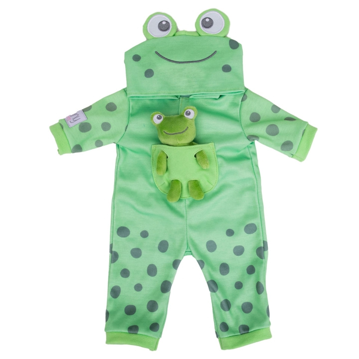 Tiny Treasure s - Froggy All-In-One Outfit (30548) ryhmässä LELUT, TUOTTEET LAPSILLE JA VAUVOILLE / Leikkikalut, Askartelu &Pelit / Nuket & Tarvikkeet @ TP E-commerce Nordic AB (D02386)