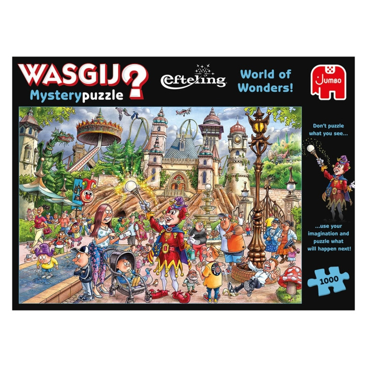 Wasgij Mystery Efteling - Ihmeiden maailma! 1000 kpl (JUM5021) ryhmässä URHEILU, VAPAA-AIKA JA HARRASTUS / Harrastus / Palapeli @ TP E-commerce Nordic AB (D02417)