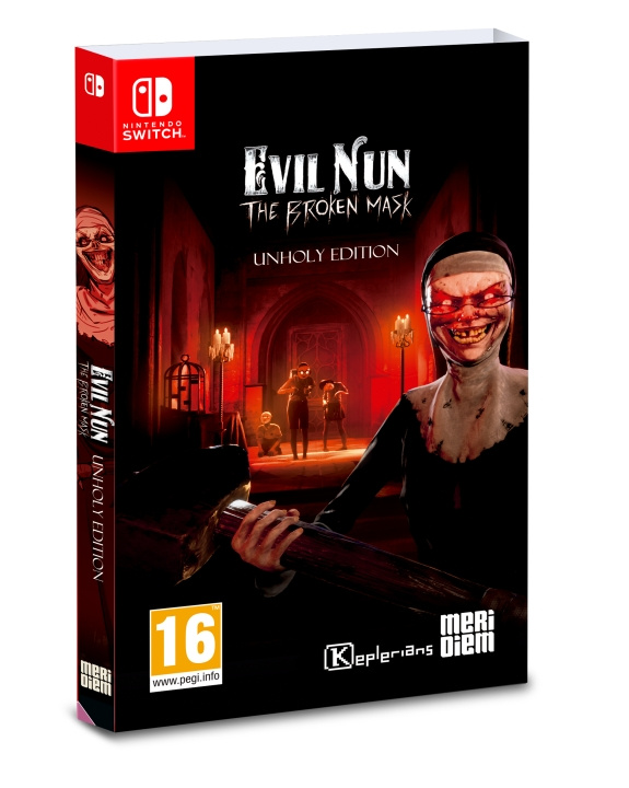 Evil Nun: The Broken Mask (Unholy Edition) (Switch) ryhmässä KODINELEKTRONIIKKA / Pelikonsolit & Tarvikkeet / Nintendo Switch / Pelit @ TP E-commerce Nordic AB (D02427)