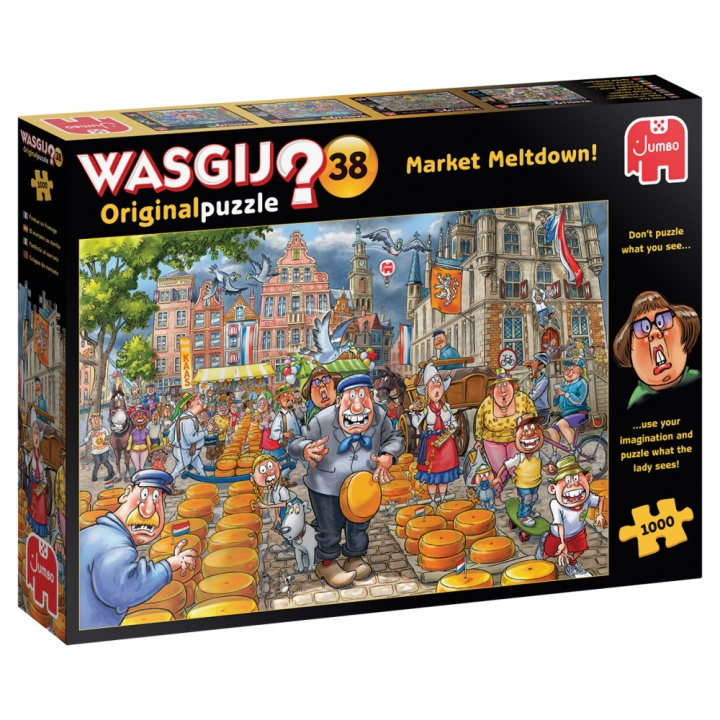 Wasgij Original #38, Markkinoiden sulaminen! 1000 kpl ryhmässä URHEILU, VAPAA-AIKA JA HARRASTUS / Harrastus / Palapeli @ TP E-commerce Nordic AB (D02429)