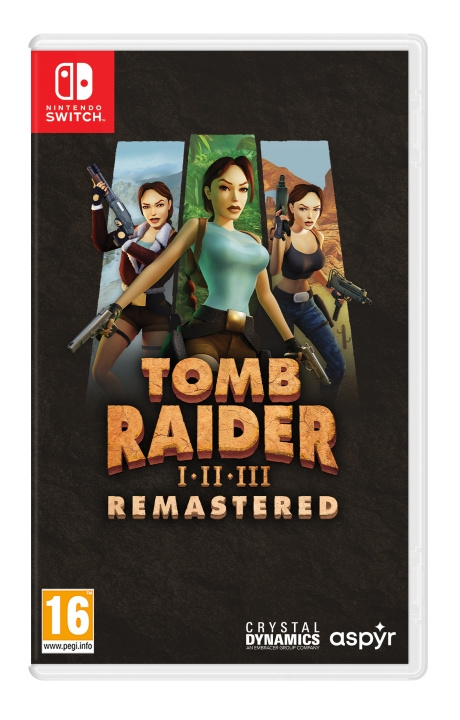 Tomb Raider I-III Remastered (Switch) ryhmässä KODINELEKTRONIIKKA / Pelikonsolit & Tarvikkeet / Nintendo Switch / Pelit @ TP E-commerce Nordic AB (D02444)