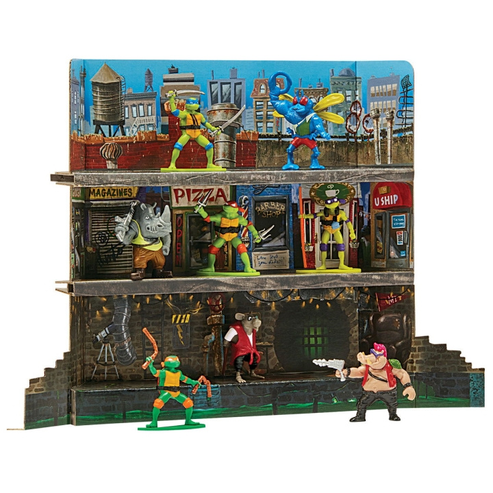 Teenage Mutant Ninja Turtles Turtles - Mutant Mayhem Mini Figure Battle Pack (46-83562) ryhmässä LELUT, TUOTTEET LAPSILLE JA VAUVOILLE / Leikkikalut, Askartelu &Pelit / Figuurit, miniatyyrit ja tarvikkeet @ TP E-commerce Nordic AB (D02459)