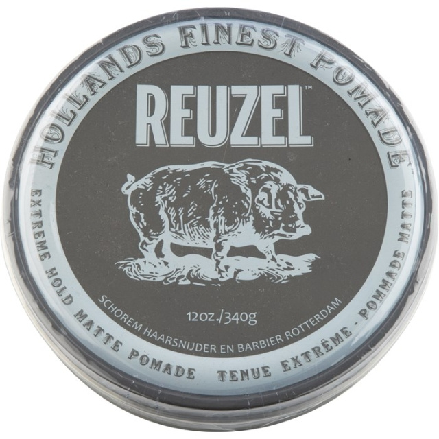 Reuzel Extreme Hold Matte Pomade 340 ml ryhmässä KAUNEUS JA TERVEYS / Hiukset &Stailaus / Hiusten stailaus / Karvanpoistovaha @ TP E-commerce Nordic AB (D02483)