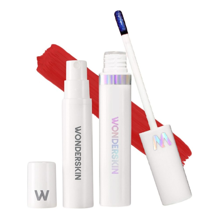 Wonderskin Wonder Blading Lip Stain Kit Hayley Rich Neutral Red ryhmässä KAUNEUS JA TERVEYS / Meikit / Huulet / Huulikynä @ TP E-commerce Nordic AB (D02499)