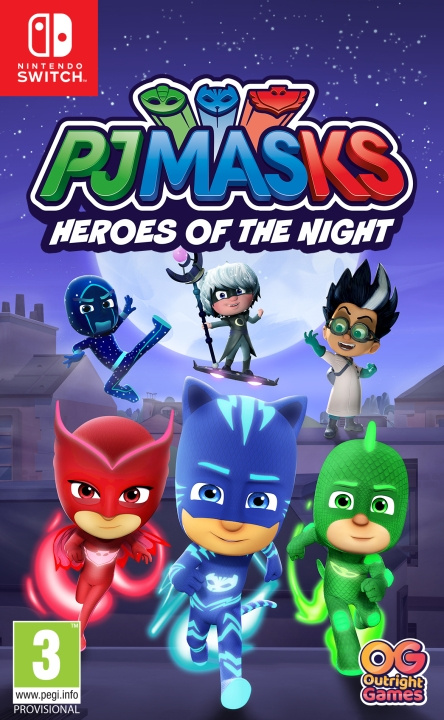 PJ Masks: Heroes of the Night (Switch) ryhmässä KODINELEKTRONIIKKA / Pelikonsolit & Tarvikkeet / Nintendo Switch / Pelit @ TP E-commerce Nordic AB (D02603)