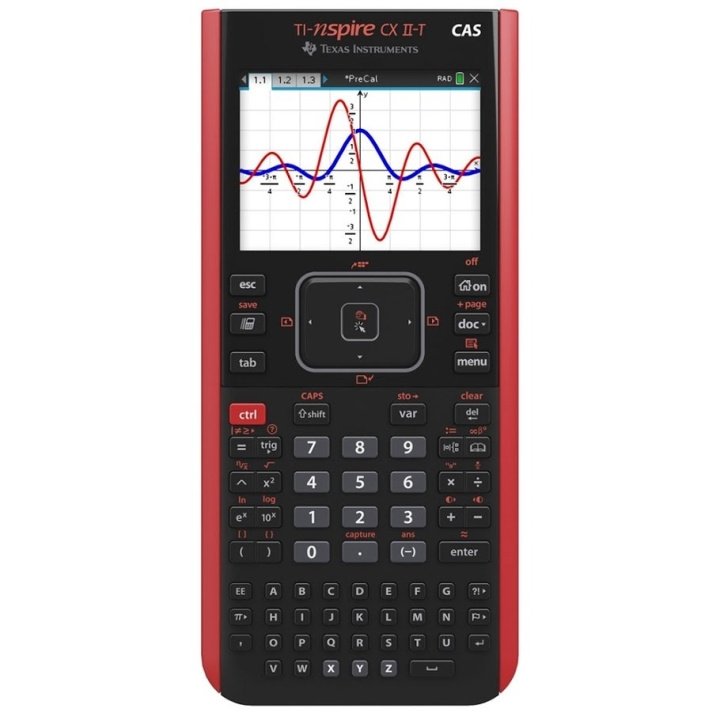 Texas Instruments Texas - TI-Nspire CX II-T CAS-laskimet TI-Nspire CX II-T CAS-laskin ryhmässä KOTI, TALOUS JA PUUTARHA / Toimistotuotteet / Muut @ TP E-commerce Nordic AB (D02614)