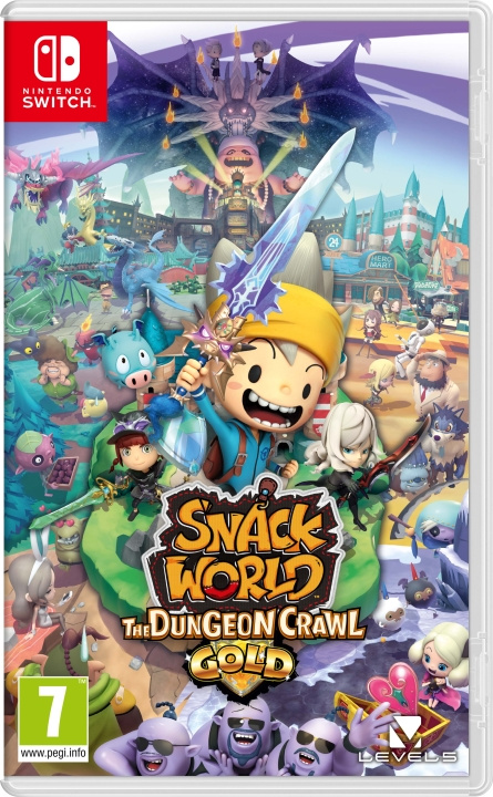 Snack World: The Dungeon Crawl - Gold (Switch) ryhmässä KODINELEKTRONIIKKA / Pelikonsolit & Tarvikkeet / Nintendo Switch / Pelit @ TP E-commerce Nordic AB (D02636)