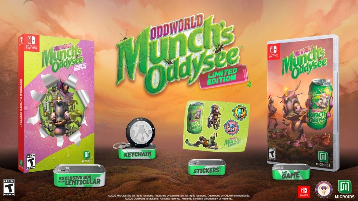 Oddworld Munch\'s Oddysee (Limited Edition) (Switch) ryhmässä KODINELEKTRONIIKKA / Pelikonsolit & Tarvikkeet / Nintendo Switch / Pelit @ TP E-commerce Nordic AB (D02640)