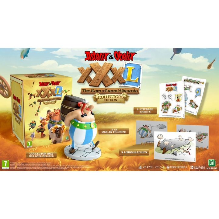 Asterix & Obelix XXXL - The Ram From Hibernia (Collectors Edition) (Switch) ryhmässä KODINELEKTRONIIKKA / Pelikonsolit & Tarvikkeet / Nintendo Switch / Pelit @ TP E-commerce Nordic AB (D02703)