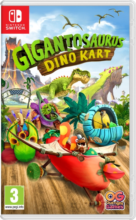 Gigantosaurus: Dino Kart (Switch) ryhmässä KODINELEKTRONIIKKA / Pelikonsolit & Tarvikkeet / Nintendo Switch / Pelit @ TP E-commerce Nordic AB (D02714)