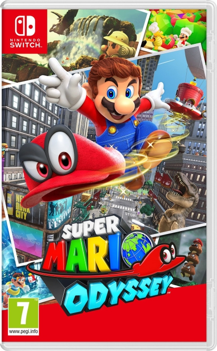 Super Mario Odyssey (UK, SE, DK, FI) (Switch) ryhmässä KODINELEKTRONIIKKA / Pelikonsolit & Tarvikkeet / Nintendo Switch / Pelit @ TP E-commerce Nordic AB (D02968)