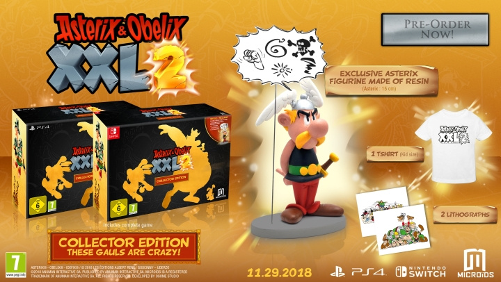 Asterix & Obelix XXL 2 (Collector\'s Edition) (Switch) ryhmässä KODINELEKTRONIIKKA / Pelikonsolit & Tarvikkeet / Nintendo Switch / Pelit @ TP E-commerce Nordic AB (D03002)