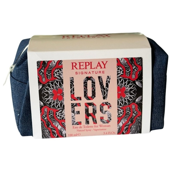 Replay Giftset Replay Signature Lovers Woman Edt 100ml + Pochette ryhmässä KAUNEUS JA TERVEYS / Lahjapakkaukset / Naisten lahjapakkaukset @ TP E-commerce Nordic AB (D03067)