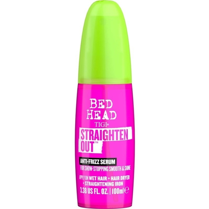 TIGI Bed Head Straighten Out Anti Frizz Serum 100ml ryhmässä KAUNEUS JA TERVEYS / Hiukset &Stailaus / Hiustenhoito / Hiusseerumit @ TP E-commerce Nordic AB (D03091)